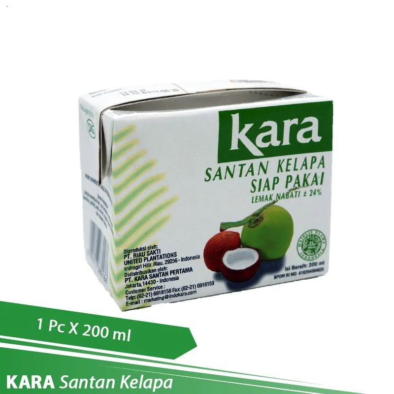 SANTAN KARA KRIM KELAPA 10 X 200 ML